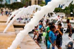 Kids enjoying waterpark royalty free stock photography Kids enjoying waterpark royalty free stock photography