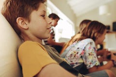 Kids spending time at home royalty free stock images Kids spending time at home royalty free stock images