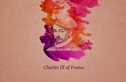 King Charles IX of France royalty free illustration King Charles IX of France royalty free illustration