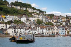 KINGSWEAR, DEVON/UK - 28 JUILLET : Vue de thr Kingswear à Dartmou photo libre de droits KINGSWEAR, DEVON/UK - 28 JUILLET : Vue de thr Kingswear à Dartmou photo libre de droits
