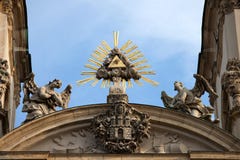Kirche Str.-Anne ausführlich Budapest-Architektur stockfotos Kirche Str.-Anne ausführlich Budapest-Architektur stockfotos