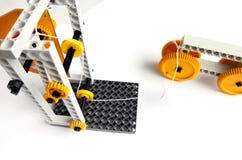 Kit de jeu de la science de physique d'enfants photographie stock libre de droits Kit de jeu de la science de physique d'enfants photographie stock libre de droits