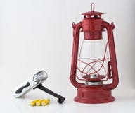 Kit dell'interruzione elettrica o di emergenza Immagine Stock Libera da Diritti Kit dell'interruzione elettrica o di emergenza Immagine Stock Libera da Diritti