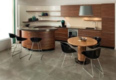 Kitchen interior design. Elegant and luxury.