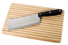 kitchen knife on cutting board Stock Photography kitchen knife on cutting board Stock Photography