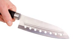 Kitchen Knife In Hand Royalty Free Stock Images