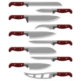 Kitchen knife weapon steel sharp dagger metal military dangerous metallic sword vector illustration Vector Illustration Kitchen knife weapon steel sharp dagger metal military dangerous metallic sword vector illustration Vector Illustration