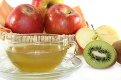 Kiwi Apple Tea Stock Photos