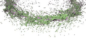 Klares flüssiges grünes Wasser, das einen Kreis auf klarem weißem Hintergrund bildet Alpha Matt-, volles hd, CG, 3d übertragen El stock abbildung Klares flüssiges grünes Wasser, das einen Kreis auf klarem weißem Hintergrund bildet Alpha Matt-, volles hd, CG, 3d übertragen El stock abbildung