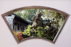 Klassieke Chinese tuin stock fotografie Klassieke Chinese tuin stock fotografie