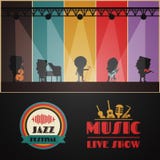Klassieke muziekband vector illustratie Klassieke muziekband vector illustratie