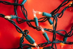 Klassische Weihnachtslichter lizenzfreie stockbilder Klassische Weihnachtslichter lizenzfreie stockbilder