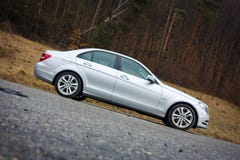 Klausenburg Napoca/Rumänien - 6. Januar 2018: Jahr 2012, Verschönerung, Avantgardeausrüstung, lederner Luxusinnenraum, DA Mercede stockfotos Klausenburg Napoca/Rumänien - 6. Januar 2018: Jahr 2012, Verschönerung, Avantgardeausrüstung, lederner Luxusinnenraum, DA Mercede stockfotos