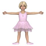 Kleine Ballerina vektor abbildung Kleine Ballerina vektor abbildung