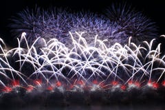Kleurrijk vuurwerk in Malta, 2017 Royalty-vrije Stock Fotografie