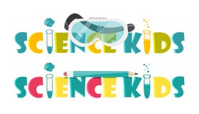 Kleurrijke illustratie met wetenschappelijke instrumenten en materiaal voor onderzoek Vector stock illustratie Kleurrijke illustratie met wetenschappelijke instrumenten en materiaal voor onderzoek Vector stock illustratie