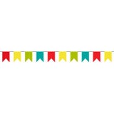 Kleurrijke vlakke buntings slingers, vlaggen Vieringsdecor stock illustratie Kleurrijke vlakke buntings slingers, vlaggen Vieringsdecor stock illustratie