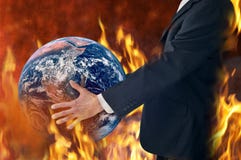 Klimawandel-Erdgroßes geschäft