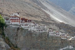 Kloster Leh Ladakh Indien Augusti 2017 Royaltyfri Foto Kloster Leh Ladakh Indien Augusti 2017 Royaltyfri Foto
