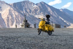 Kloster Leh Ladakh Indien Augusti 2017 Royaltyfri Fotografi Kloster Leh Ladakh Indien Augusti 2017 Royaltyfri Fotografi