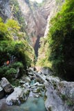 Klyfta i wulong, chongqing, porslin royaltyfria bilder Klyfta i wulong, chongqing, porslin royaltyfria bilder