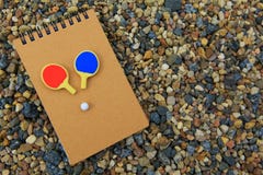 Knacka pong paddlar dagljus royaltyfri bild Knacka pong paddlar dagljus royaltyfri bild