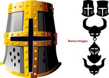 Knights o capacete ilustração do vetor Knights o capacete ilustração do vetor