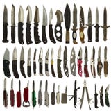 Knives Isolated On A White Background Royalty Free Stock Photo Knives Isolated On A White Background Royalty Free Stock Photo