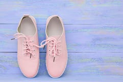 Kobiet menchii buty zdjęcie stock Kobiet menchii buty zdjęcie stock