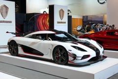 Koenigsegg One: 1 at New York International Auto Show.JPG Stock Image Koenigsegg One: 1 at New York International Auto Show.JPG Stock Image