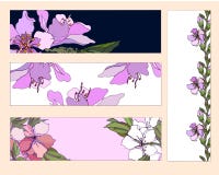 kolekcja różnorodne kwieciste papier etykietki dla reklam bookmarks ilustracji kolekcja różnorodne kwieciste papier etykietki dla reklam bookmarks ilustracji