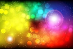 Kolorowy Abstrakcjonistyczny Bokeh wektoru tło