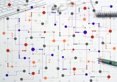 Kolorowy geometryczny tło Obrazy Stock Kolorowy geometryczny tło Obrazy Stock