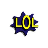 Komisk anförandebubbla med uttryckstext Lol Ljus dynamisk isolerad tecknad filmillustration för vektor i retro stil för popkonst stock illustrationer Komisk anförandebubbla med uttryckstext Lol Ljus dynamisk isolerad tecknad filmillustration för vektor i retro stil för popkonst stock illustrationer
