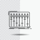 Konsola, dj, melan?er, muzyka, studio Kreskowa ikona na Przejrzystym tle Czarna ikona wektoru ilustracja ilustracja wektor Konsola, dj, melan?er, muzyka, studio Kreskowa ikona na Przejrzystym tle Czarna ikona wektoru ilustracja ilustracja wektor
