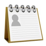 Kontakt-Liste lizenzfreie abbildung Kontakt-Liste lizenzfreie abbildung