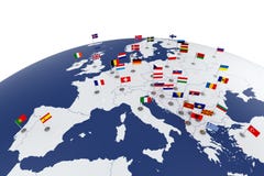 kontinental politisk Europa översikt stock illustrationer kontinental politisk Europa översikt stock illustrationer