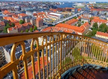 kopenhagen Luchtmening van de stad stock afbeelding kopenhagen Luchtmening van de stad stock afbeelding