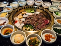Koreaanse BBQ stock afbeeldingen Koreaanse BBQ stock afbeeldingen