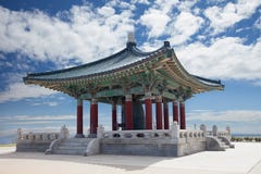 Korean Bell of Friendship pagoda stock photography Korean Bell of Friendship pagoda stock photography