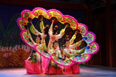 Korean Fan Dance, Seoul, South Korea Stock Images Korean Fan Dance, Seoul, South Korea Stock Images