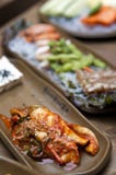 Korean table setting - kimchi
