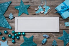 Kort för glad jul i vit- och turkoscolores arkivbilder Kort för glad jul i vit- och turkoscolores arkivbilder