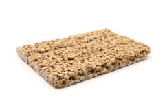 Kozinaki from sunflower seeds isolated over white background stock image Kozinaki from sunflower seeds isolated over white background stock image