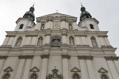 Kościół St bernardyn Siena w Krakow, Polska fotografia stock Kościół St bernardyn Siena w Krakow, Polska fotografia stock