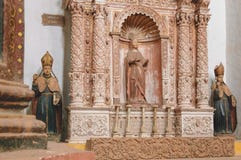 Kościół St Francis Assisi w Starym Goa, India zdjęcie royalty free Kościół St Francis Assisi w Starym Goa, India zdjęcie royalty free
