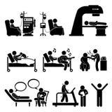 Krankenhaus-medizinische Therapie-Behandlung Cliparts lizenzfreie abbildung Krankenhaus-medizinische Therapie-Behandlung Cliparts lizenzfreie abbildung