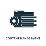 Kreative Ikone des Content Management Einfache Elementillustration Content Management-Konzept-Symbolentwurf von Web-Entwicklung c stock abbildung Kreative Ikone des Content Management Einfache Elementillustration Content Management-Konzept-Symbolentwurf von Web-Entwicklung c stock abbildung