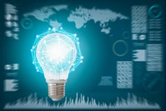 Kreativer abstrakter Technologiehintergrund, innovativ, Idee und futuristisches denkendes Konzept lizenzfreies stockfoto Kreativer abstrakter Technologiehintergrund, innovativ, Idee und futuristisches denkendes Konzept lizenzfreies stockfoto
