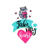 Kreatywnie typografii karta royalty ilustracja Kreatywnie typografii karta royalty ilustracja